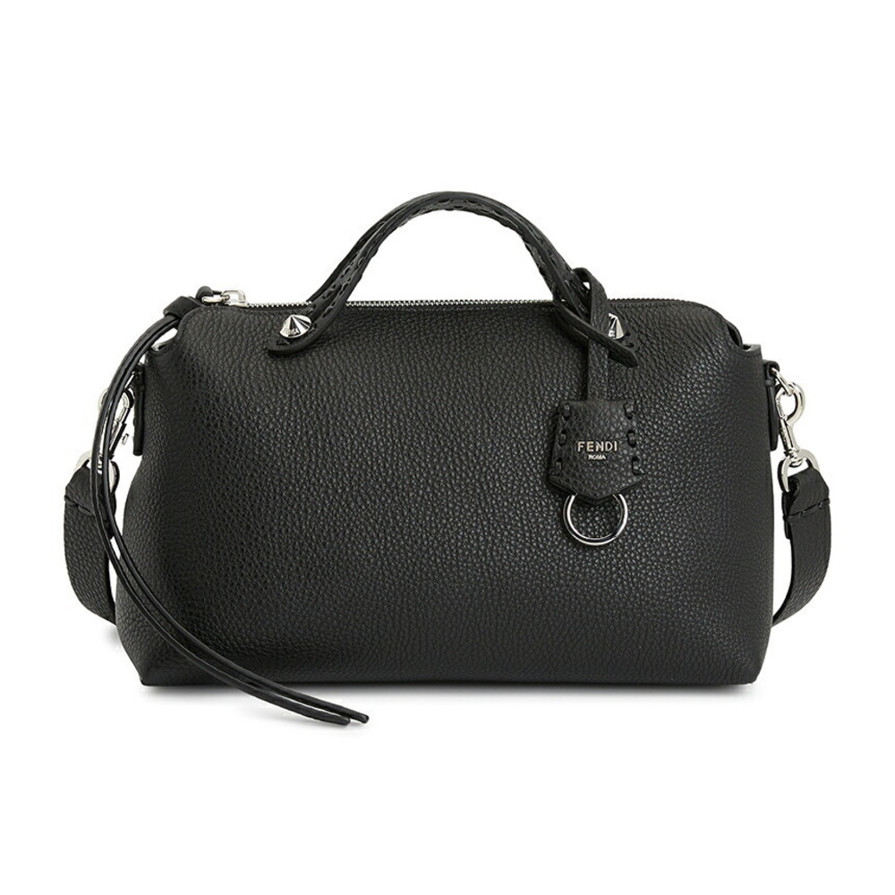 FENDI FF Jacquard Shopper Tote Shoulder Bag Brown